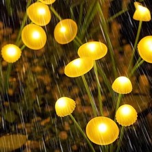 ForWhat Büro Ev Ofis Bahçesi Için 2ADET Solar Şarjlı Plastik Mantar Sensörlü Lamba Seti