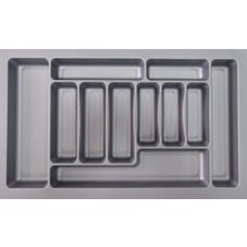 PremiumPort Gri Çekmece Içi Kaşıklık, 74,5X48,5 Cm, Kesilebilir, Pratik ve Şık Design