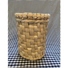 PremiumPort Tezgah Üstü Kaşıklık, Tahta Masa Organizer, 15 Cm, Maşa ve Kaşık Tutucu