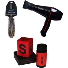 Allians Profesyonel Fön Makinası ve Fırça Seti, Güçlü ve Şık Tasarım