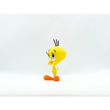 Hasfar Tech Sevimli Sarı Kanarya Figürü | Dekoratif Kuş Biblosu | Çocuk Odası ve Masa Üstü Karakter Objesi