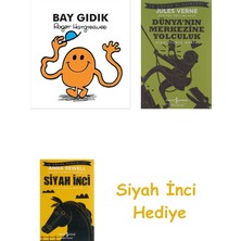 Doğan Egmont Yayıncılık Bay Gıdık + Dünyanın Merkezine Yolculuk + Siyah Inci Hediye