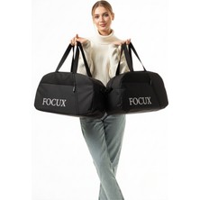 Focux Seyahat Valizi Seti Büyük Boy ve Orta Boy Ergonomik Tasarım 2'li Dayanıklı Kumaş