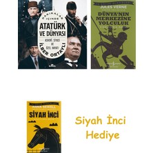Kronik Kitap Dakikalar Içinde Atatürk ve Dünyası - Askeri Siyasi ve Özel Hayatı + Dünyanın Merkezine Yolculuk + Siyah Inci Hediye