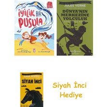 Timaş Çocuk Iyilik Bir Pusula + Dünyanın Merkezine Yolculuk + Siyah Inci Hediye