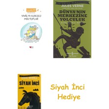 Can Çocuk Yayınları Vanilya Kokulu Mektuplar + Dünyanın Merkezine Yolculuk + Siyah Inci Hediye
