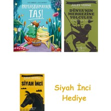 Domingo Yayınevi Paylaşılamayan Taş + Dünyanın Merkezine Yolculuk + Siyah Inci Hediye