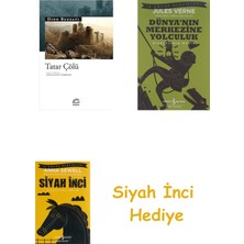 İletişim Yayınları Tatar Çölü + Dünyanın Merkezine Yolculuk + Siyah Inci Hediye