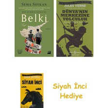 Doğan Kitap Belki: Bir Kıbrıs Romanı + Dünyanın Merkezine Yolculuk + Siyah Inci Hediye