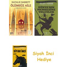 İş Bankası Kültür Yayınları Ölümsüz Aile + Dünyanın Merkezine Yolculuk + Siyah Inci Hediye