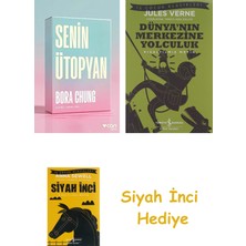 Can Yayınları Senin Ütopyan + Dünyanın Merkezine Yolculuk + Siyah Inci Hediye