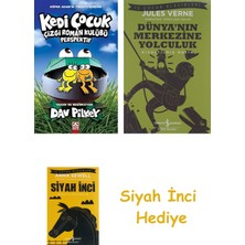 Altın Kitaplar Kedi Çocuk Çizgi Roman Kulübü Perspektif + Dünyanın Merkezine Yolculuk + Siyah Inci Hediye