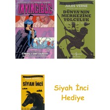 Athica Yayınları Invincible 6: Farklı Bir Dünya: Invincible 6: A Different World + Dünyanın Merkezine Yolculuk + Siyah Inci Hediye