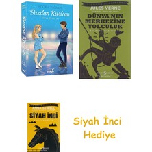 İndigo Kitap Buzdan Kıvılcım: Zirve Ötesi Serisi - 1 + Dünyanın Merkezine Yolculuk + Siyah Inci Hediye