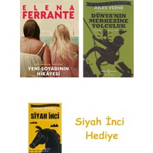 Everest Yayınları Yeni Soyadının Hikayesi: Napoli Romanları - Ikinci Kitap + Dünyanın Merkezine Yolculuk + Siyah Inci Hediye