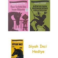 İş Bankası Kültür Yayınları Ömer Seyfettin'den Seçme Hikayeler (Kısaltılmış Metin): Iş Çocuk Klasikleri 100 Temel Eser + Dünyanın Merkezine Yolculuk + Siyah Inci Hediye
