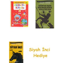 İndigo Kitap Aktivite Kitabı 2 - Küçük Dahiler 4+Yaş: Pedagog Onaylı + Dünyanın Merkezine Yolculuk + Siyah Inci Hediye