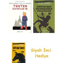 Alfa Yayınları Tenten'in Maceraları 1 - Tenten Sovyetler'de: Küçük Yirminci Yüzyıl'ın Muhabiri + Dünyanın Merkezine Yolculuk + Siyah Inci Hediye