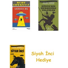 Can Yayınları Mezbaha Beş + Dünyanın Merkezine Yolculuk + Siyah Inci Hediye