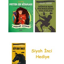 Yapı Kredi Yayınları Potter Cep Kitapları – Hermione Granger (Ciltli) + Dünyanın Merkezine Yolculuk + Siyah Inci Hediye