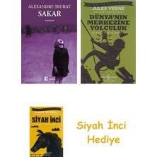 Metis Yayınları Sakar + Dünyanın Merkezine Yolculuk + Siyah Inci Hediye