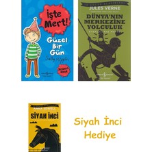 İş Bankası Kültür Yayınları Işte Mert! Güzel Bir Gün - Düşünceli Olmak + Dünyanın Merkezine Yolculuk + Siyah Inci Hediye