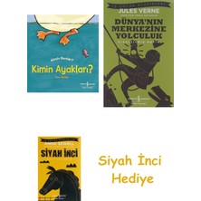 İş Bankası Kültür Yayınları Kimin Ayakları? Kimin Bunlar? + Dünyanın Merkezine Yolculuk + Siyah Inci Hediye