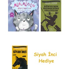 İndigo Kitap Mırmır'ın Sihirli Bıyıkları: Pedagog Onaylı + Dünyanın Merkezine Yolculuk + Siyah Inci Hediye