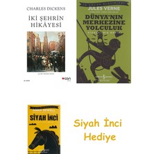 Can Yayınları Iki Şehrin Hikayesi + Dünyanın Merkezine Yolculuk + Siyah Inci Hediye