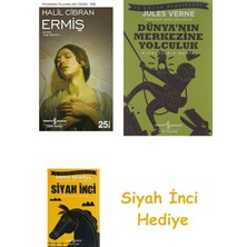 İş Bankası Kültür Yayınları Ermiş: Modern Klasikler Serisi + Dünyanın Merkezine Yolculuk + Siyah Inci Hediye