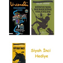 İnkılap Kitabevi Engereğin Gözü: "hükümdür Ölümü Kul Ölümüne Benzemez" + Dünyanın Merkezine Yolculuk + Siyah Inci Hediye
