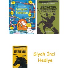 İş Bankası Kültür Yayınları Keşfedin Çarpım Tablosu – Harika Bilim Serisi + Dünyanın Merkezine Yolculuk + Siyah Inci Hediye