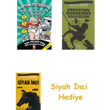 Altın Kitaplar Kaptan Düşükdon 2 - ve Konuşan Tuvaletlerin Saldırısı + Dünyanın Merkezine Yolculuk + Siyah Inci Hediye