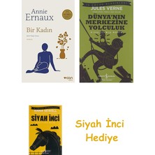 Can Yayınları Bir Kadın + Dünyanın Merkezine Yolculuk + Siyah Inci Hediye