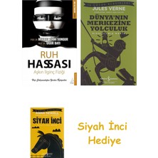 Destek Yayınları Ruh Hassası + Dünyanın Merkezine Yolculuk + Siyah Inci Hediye