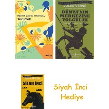 Can Yayınları Yürümek: Kısa Klasikler/7 + Dünyanın Merkezine Yolculuk + Siyah Inci Hediye