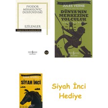 İş Bankası Kültür Yayınları Ezilenler + Dünyanın Merkezine Yolculuk + Siyah Inci Hediye