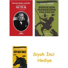 Yapı Kredi Yayınları Günümüz Türkçesiyle Nutuk + Dünyanın Merkezine Yolculuk + Siyah Inci Hediye