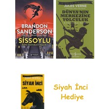 Akılçelen Kitaplar Sissoylu - Son Imparatorluk 1: Mistborn - The Last Empire 1 + Dünyanın Merkezine Yolculuk + Siyah Inci Hediye