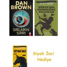 Altın Kitaplar Sırların Sırrı (Ciltli) + Dünyanın Merkezine Yolculuk + Siyah Inci Hediye