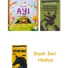 İş Bankası Kültür Yayınları Doğanın Eşsiz Hikayeleri 3 - Küçük Ayı + Dünyanın Merkezine Yolculuk + Siyah Inci Hediye