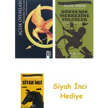 Dex Kitap Açlık Oyunları - 1 + Dünyanın Merkezine Yolculuk + Siyah Inci Hediye