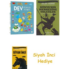 İndigo Kitap Dev Renkler Kitabım + Dünyanın Merkezine Yolculuk + Siyah Inci Hediye