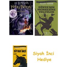 Yapı Kredi Yayınları Harry Potter ve Ölüm Yadigârları: Harry Potter Serisinin Yedinci ve Son Kitabı + Dünyanın Merkezine Yolculuk + Siyah Inci Hediye