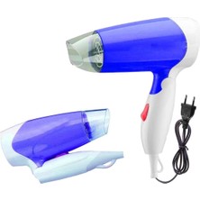 Allians Mini Katlanabilir 1400W Saç Kurutma Makinesi Mavi