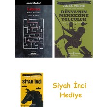 Yapı Kredi Yayınları Labirent - Batı ve Hasımları + Dünyanın Merkezine Yolculuk + Siyah Inci Hediye