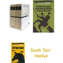 İş Bankası Kültür Yayınları Sefiller - 2 Kitap Takım + Dünyanın Merkezine Yolculuk + Siyah Inci Hediye