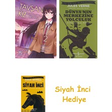 Athica Yayınları Tavşan Kız Aslında Gerçek Bir Hayal 2 + Dünyanın Merkezine Yolculuk + Siyah Inci Hediye