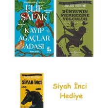 Doğan Kitap Kayıp Ağaçlar Adası + Dünyanın Merkezine Yolculuk + Siyah Inci Hediye