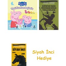 Doğan Çocuk Peppa Pig- Yeni Kız Kardeşimiz + Dünyanın Merkezine Yolculuk + Siyah Inci Hediye
